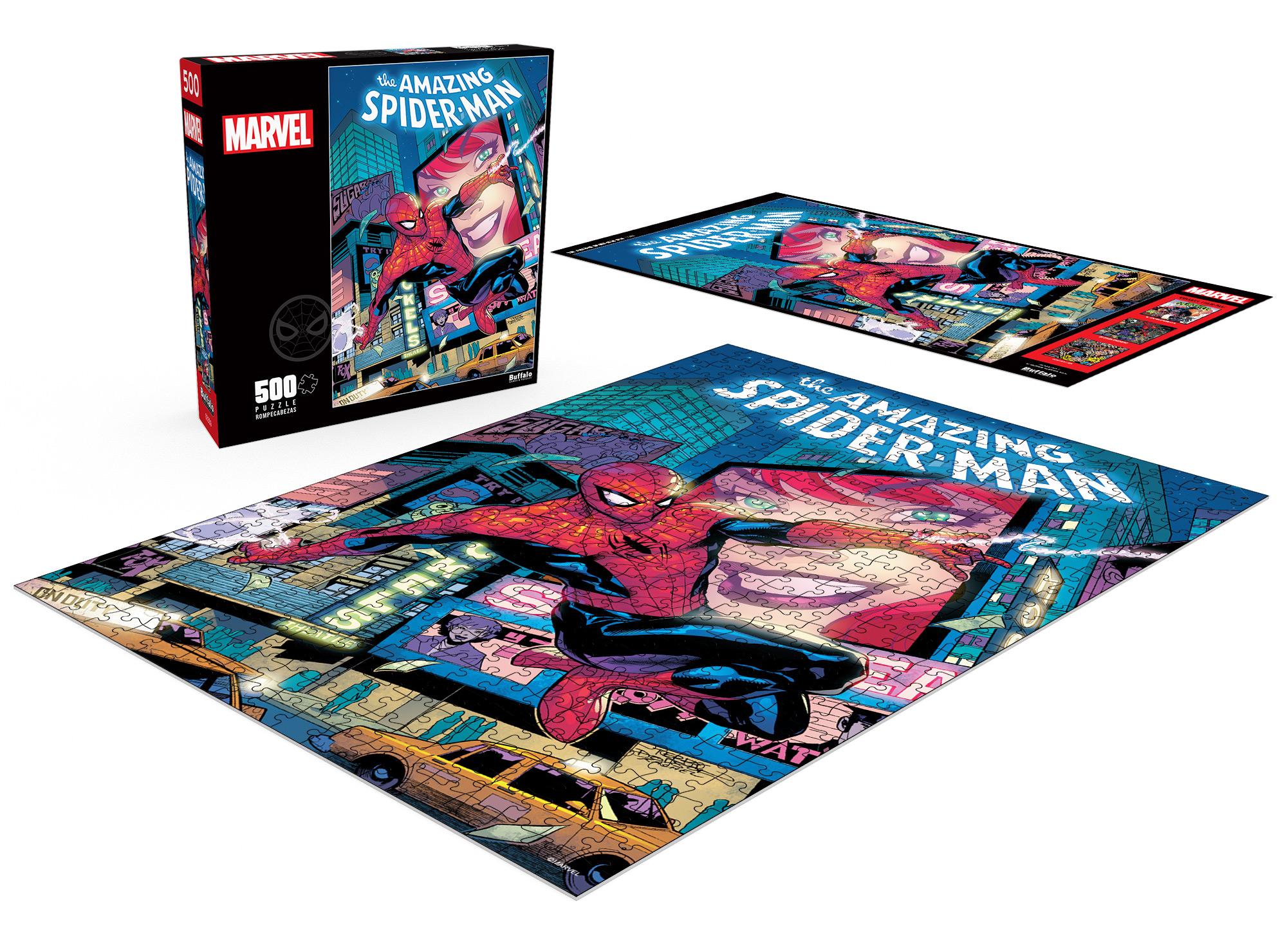 Buffalo Games 500-Piece Marvel The Amazing Spider-man #54 Interlocking Jigsaw Puzzle
