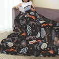 thumbnail image 6 of Honeii Fox In The Forest Print Fleece Blanket - Throw Blanket for Bed, Sofa, Couch, Camping, and Travel , Microplush Ultra Soft Warm Blanket-50"x40", 6 of 7