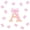 Pink A, variant on Meiyoeat Cartoon Glitter Print Bow Twin Comforter Sets for Women Kids, Kawaii Monogram J Bedding Set, Pink, Pink Reversible, 2 Pieces