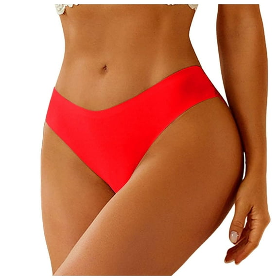 BLVB Underwear for Women Seamless No Show Panties Ladies Lace Bikini Lightweight Hipster Briefs