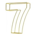 thumbnail image 6 of BalsaCircle 8" Gold 7 Metal 3D Wire Alphabet Number Sign Wedding Party Bar Tabletop Decorations, 6 of 6