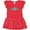 Red with Polka Dot, variant on Inktastic Cute Teal Airplane Girls Baby Dress