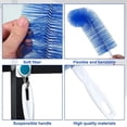 thumbnail image 5 of 3 Pcs Cobweb Duster Bendable Fan Duster Plastic Dust Cleaner Microfiber Head Ceiling Brush Reusable Dirt Remover for Fan, 5 of 8
