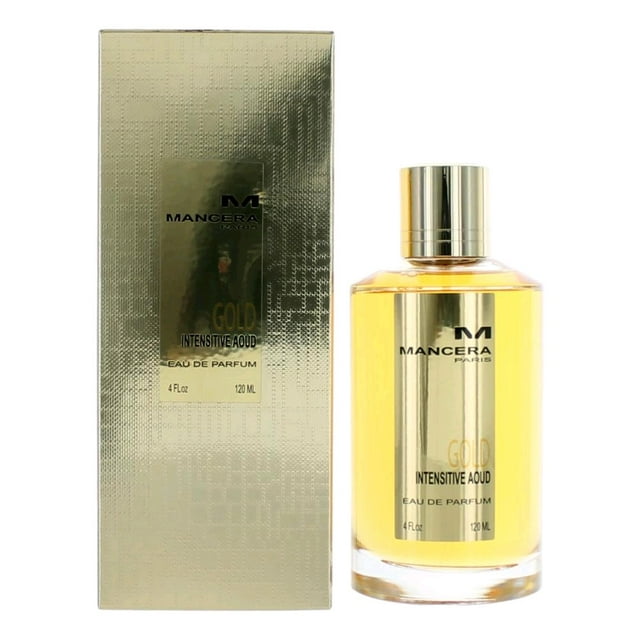 MANCERA Gold Eau de Parfum Spray, Intensive Aoud, 4 Fl Oz