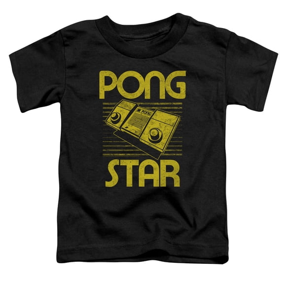 Atari Star S/S Toddler T-Shirt Black