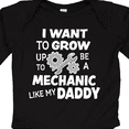 thumbnail image 4 of Inktastic I Want To Grow up To Be a Mechanic Like My Daddy Boys or Girls Long Sleeve Baby Bodysuit, 4 of 5