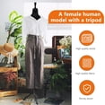 thumbnail image 2 of YRLLENSDAN 59-67 Inch Mannequin Body Dress Mannequin with Stand Height Adjustable Sewing Mannequin Female Mannequin Full Body Dress Forms Dress Form Mannequin for Sewing Mannequin Torso Female, Black, 2 of 7