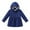 Dark Bluee, variant on XBASW Kids Toddler Girls Trench Jacket Detachable Hood Coat Spring Fall Light Windbreaker Jacket 5-13Y