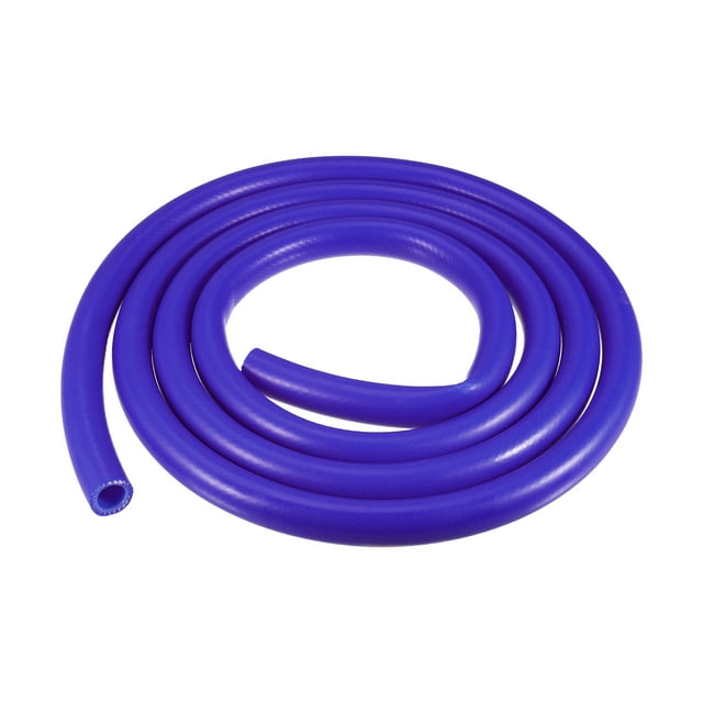 Coche Silicona Vacío Tubería Manguera Línea Azul ID 16 mm 9.84 Pies Longitud