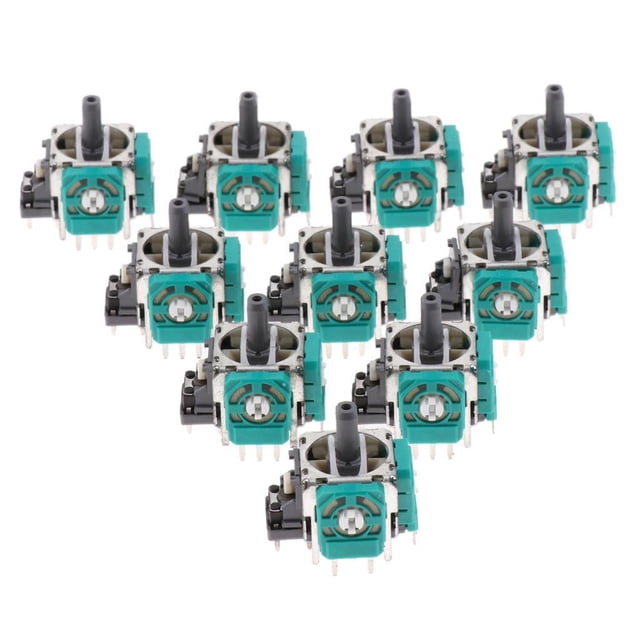 Seitruly L R Analog Joystick Control 3D Rocker Pieza de repuesto para PS3 Videojuegos y accesorios Tipo 5 10 piezas