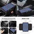 thumbnail image 5 of Jeiento Mushroom Car Seat Cover Full Set of 12 Leaves Steering Wheel Cover Seat Belt Pad Covers Armrest Cushion Trash Bin Rear View Mirror Cover Cup Holders Keychain Air Vent Bag for SUVs Sedans, 5 of 9