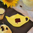 thumbnail image 4 of Ceramic Tea Bag Coaster Decorative Teapot Shaped Coffee Saucer Tea Bag Storage Dish, 4 of 4