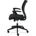 thumbnail image 2 of basyx VL521 Series Mid-Back Work Office Chair, Mesh Back, Fabric Seat, Black, 2 of 8