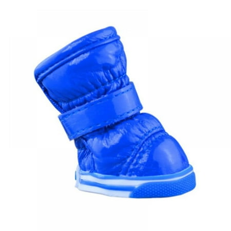 Topumt Waterproof Dog Shoes Breathable Anti-Skid Dog Boots Pet Winter Warm Snow Boots