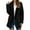 Black, variant on Zip Up Hoodies Sweater Jacket Plus Size Solid Color Sweatershirt Hooded Pullover Warm Plush Coat Jacket Hoodies Outwear Cardigan Coat Casual Tops Fleece Hoodies Winter Sweaters Red M