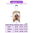 thumbnail image 5 of Happy Thanksgiving Portuguese Water Dog Turkey Costume Pumpkins Autumn Leaves Travel Luggage Cover PWD Portie Fishing Dog Lover Suitcase Dust Protective Decor - 13014, 5 of 5
