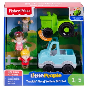 Fisher-Price Little People Truckin' Along Vehicle Gift Set