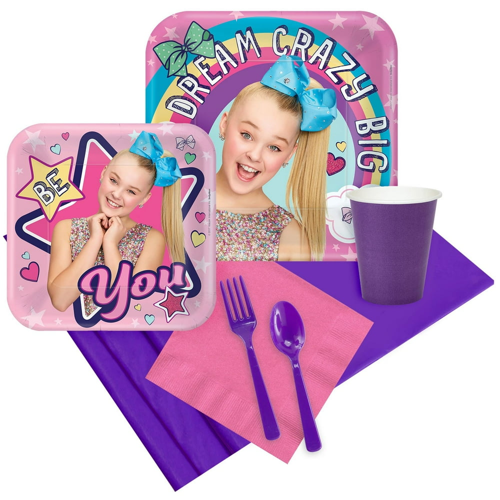 Jojo Siwa Party Pack for 8 - Walmart.com - Walmart.com
