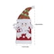 thumbnail image 4 of Yuarrent Cubierta de botella de vino de Navidad atmósferas de vacaciones temáticas manga de champán de Navidad decoración de de comedor Kits de decoración para fiestas Anciano, 4 of 6