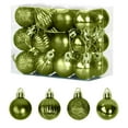 thumbnail image 4 of Christmas Balls Ornaments 24ct 1.18'' Shatterproof Xmas Tree Decorations Plastic Xmas Hanging Ornaments Hanging Bulbs Baubles Set for Christmas Holiday Party Decor Christmas Decorations, 4 of 4