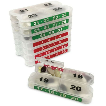 Smartpack Mini Pill mensuel Organisateur Set pour Smartphone, bateau des Etats-Unis, Marque MedCenter