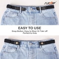 thumbnail image 6 of SUOSDEY No Buckle Stretch Belts for Kids Toddler,Boy Girl Invisible Elastic Belts for Jeans Pants, 6 of 7