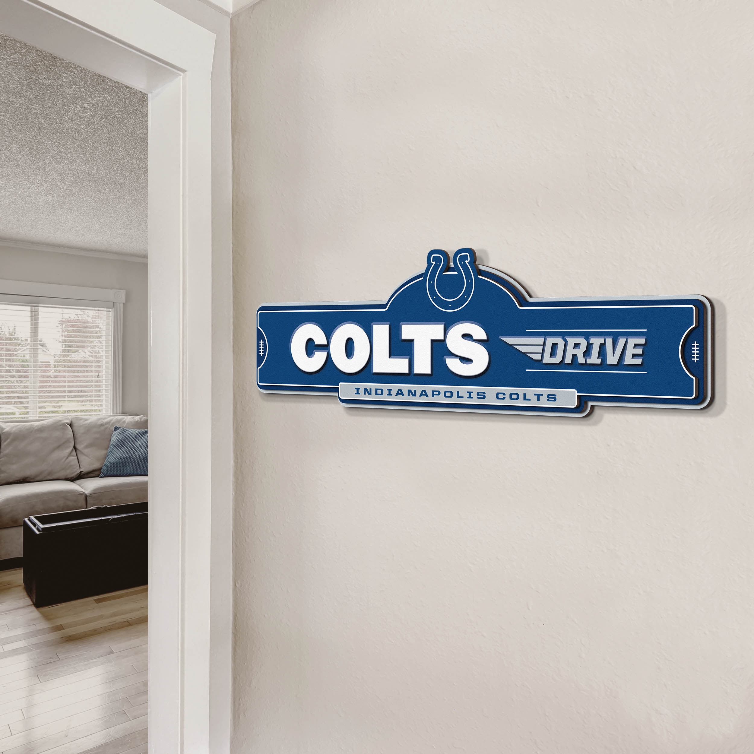 YouTheFan NFL Indianapolis Colts Street Sign