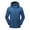 Dark Blue, variant on Npasoilc Mountain Waterproof Ski Rain Jacket for Men Fall Winter Windproof Long Sleeve Hooded Casual Warm Outwear Coat Solid Color Zipper Outdoor Interchange Jacket