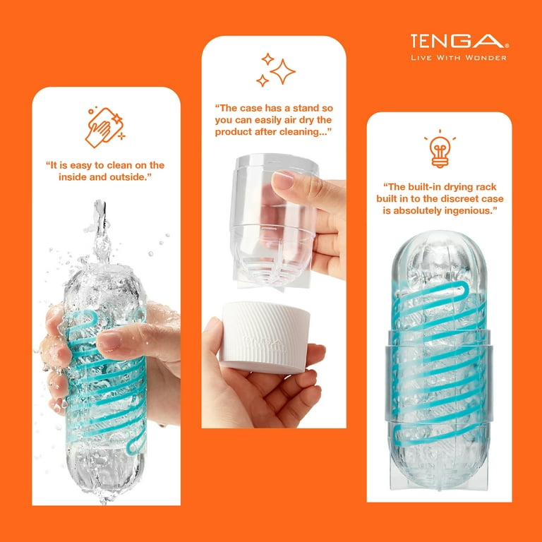 TENGA TENGA Spinner 04 Pixel Reusable Spinning Masturbator for Him