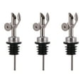 thumbnail image 5 of 3 Pack Nonrust Steel Automatic Liquor Pourers Leak proof Wine Bottles Spouts For Oil Vinegar Sturdy Kitchens Tool, 5 of 7