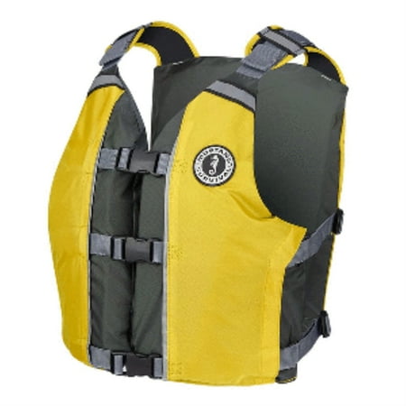 UPC: 0062533876804 | Mustang APF Foam Vest – Yellow/Grey – Universal