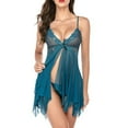 thumbnail image 4 of Lingerie for Women Lace Babydoll Sexy V Neck Nightgown Sexy Sleepwear Nightdress, 4 of 6