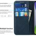 thumbnail image 2 of GHSDFBB étui étui iPhone 14 Pro portefeuille iPhone 14 Pro étui portefeuille pour Hommes étui iPhone 14 Pro avec Porte-Cartes étui de Téléphone à Rabat en Cuir pour Femmes étui portefeuille pour Femmes-Deep Blue, 2 of 6