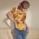thumbnail image 3 of Balery Not All Those Who Wander Are Lost2 Body de cuello redondo de manga corta para mujer Tops de manga corta Tops básicos-XX-Large, 3 of 7