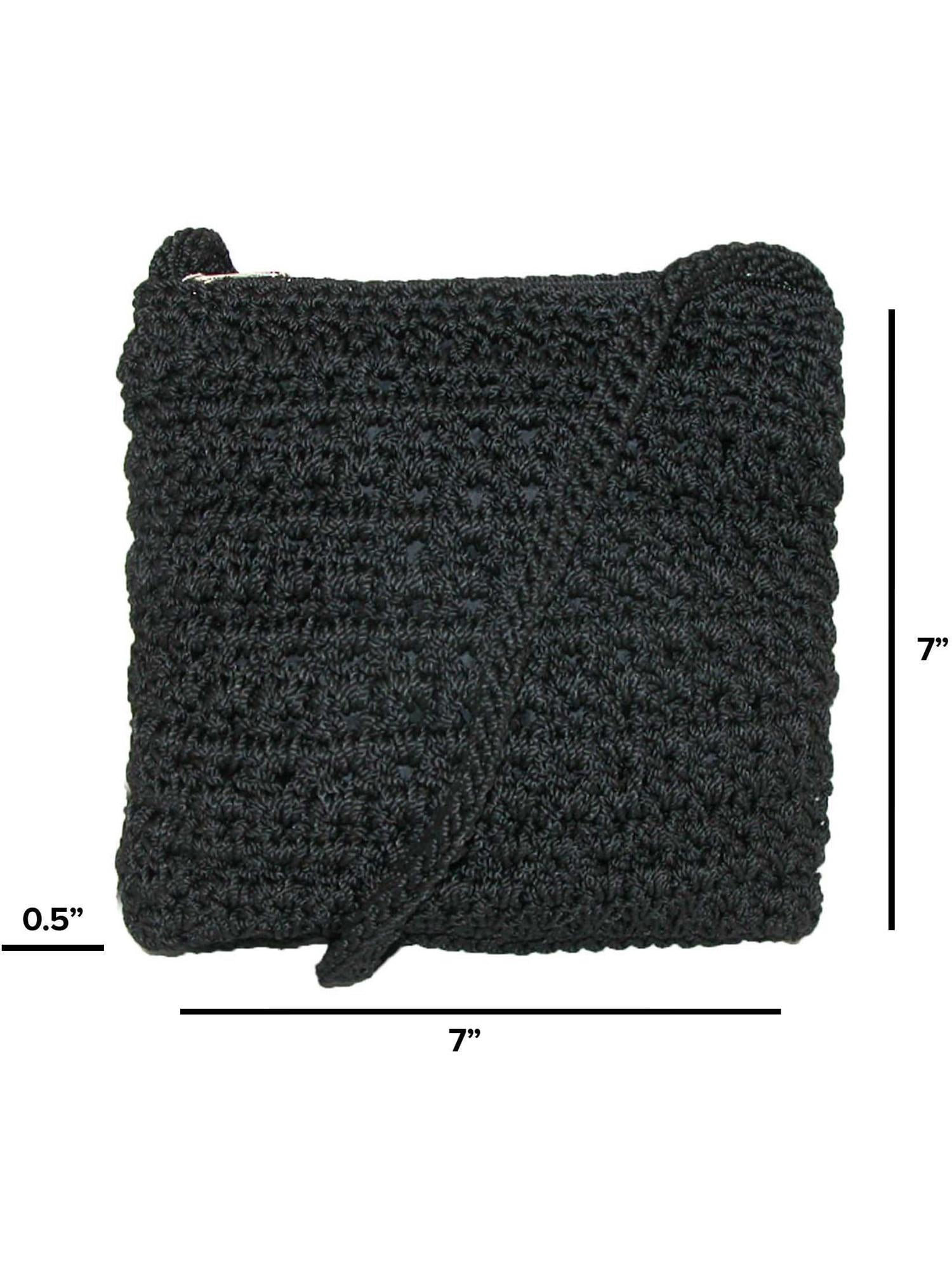 CTM  Crochet Crossbody Handbag (Women)
