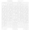 thumbnail image 3 of 1 Set Stencils for Painting on Wood Reusable Craft Stencils Letters Plastic Letters Stencils Bulk, 3 of 8