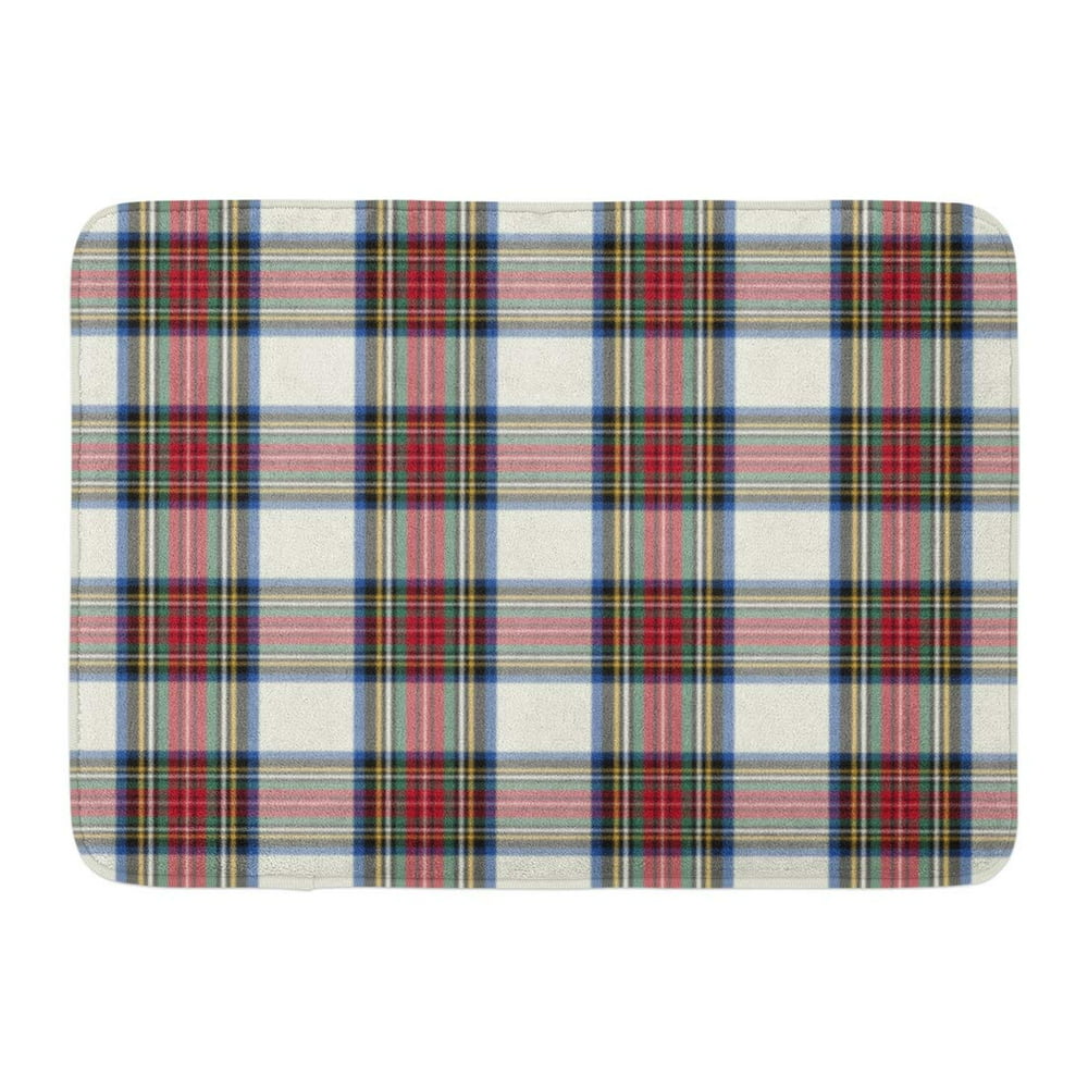 SIDONKU Pattern Traditional Tartan Plaid Christmas Abstract Black