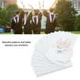 thumbnail image 3 of 150Pcs Thank You Card With Clear Letters, Pretty Designs, 9 X 5.4cm, Premium Coated Paper, Applicable For Wedding, Graduation, Thanksgiving, 3 of 8