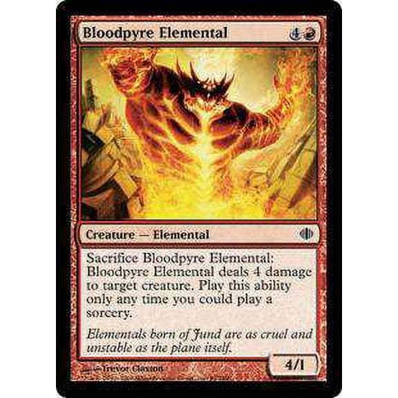 MtG Shards of Alara Common Bloodpyre Elemental #93