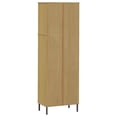 thumbnail image 5 of vidaXL Adult Standard Tall Bookcase with 2 Drawers Brown 60x35x180 cm Solid Wood OSLO, 5 of 5