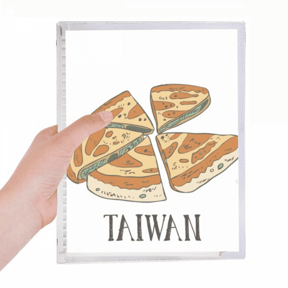 food pizza taiwan travel notebook loose diary refillable journal statiry
