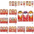 thumbnail image 3 of 3 sobres rojos del zodiaco chino para Año Nuevo, con estampado de tigre de dibujos animados, para regalar en efectivo en el Festival de Primavera (13), 3 of 5