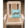 thumbnail image 2 of Carolines Treasures BB8042PW1818 Russian or European Mink Blue Check Fabric Decorative Pillow, 18 x 18 in., 2 of 2