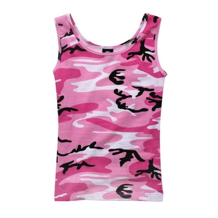 Rothco Womens Camouflage Stretch Form Fitting Tank