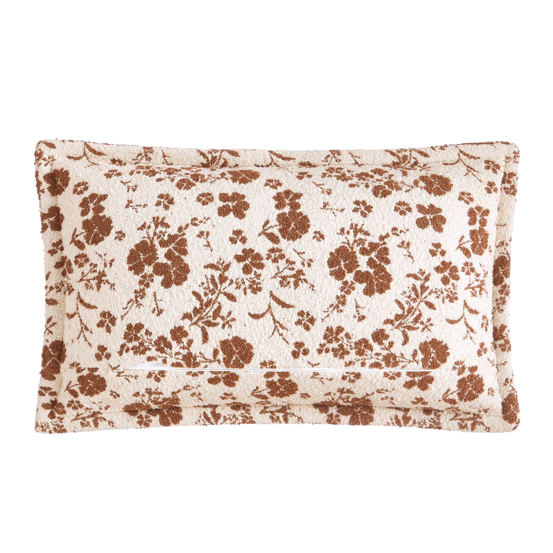 The Pioneer Woman Brown Daisy Bouclé Lumbar Decorative Pillow