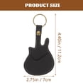 thumbnail image 2 of PU Leather Guitar Picks Case Guitar Picks Holder Portable Guitar Pick Case with Key Chain, 2 of 7