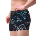 thumbnail image 4 of Kll Joystick Gamepad Men'S Cotton Boxer Briefs Underwear-Large, 4 of 9