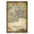 thumbnail image 3 of Santa Cruz Vintage Map Prints Canvas, California Map Art Canvas, Canvas, Santa Cruz Map City style vintage Canvas , Canvas Wall Art, Street Map Artwork Canvas, 3 of 6