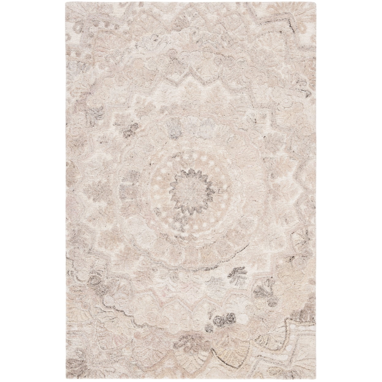 SAFAVIEH Marquee Georgiana Floral Area Rug, Beige/Ivory, 3' x 5'