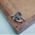 thumbnail image 3 of Alexandrite Ring, 925 Sterling Silver Ring, Color Change Stone Ring, Oval Cut Alexandrite Ring, Engagement Ring, Ring for gift, 3 of 4